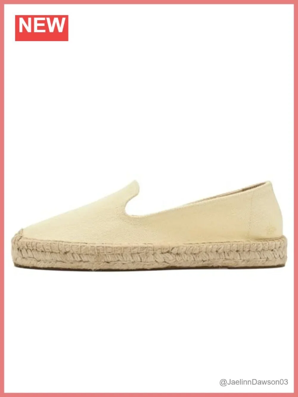 Soludos Smoking Platform Espadrille Cotton Jute Flats
